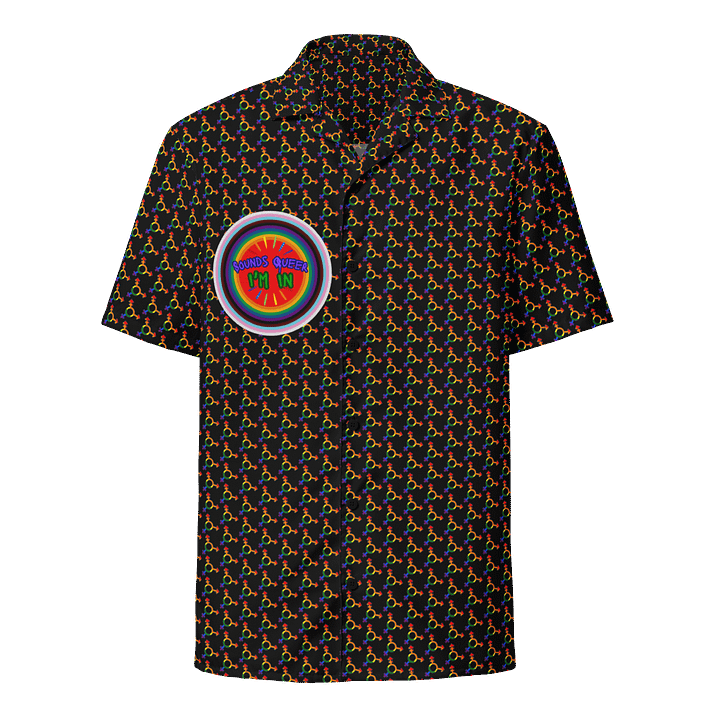 LGBTQIAP2S+ 2025, Sounds Queer I'm In, Button Up product image (1)