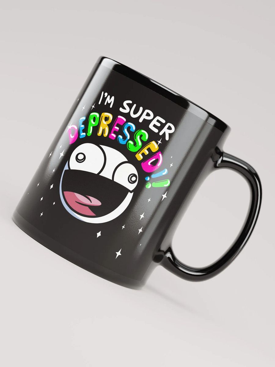 Super Duper Depressed Mug (Black) product image (7)