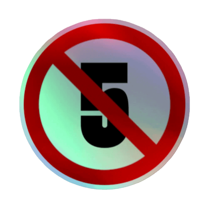 Forbidden Five Sticker product image (1)