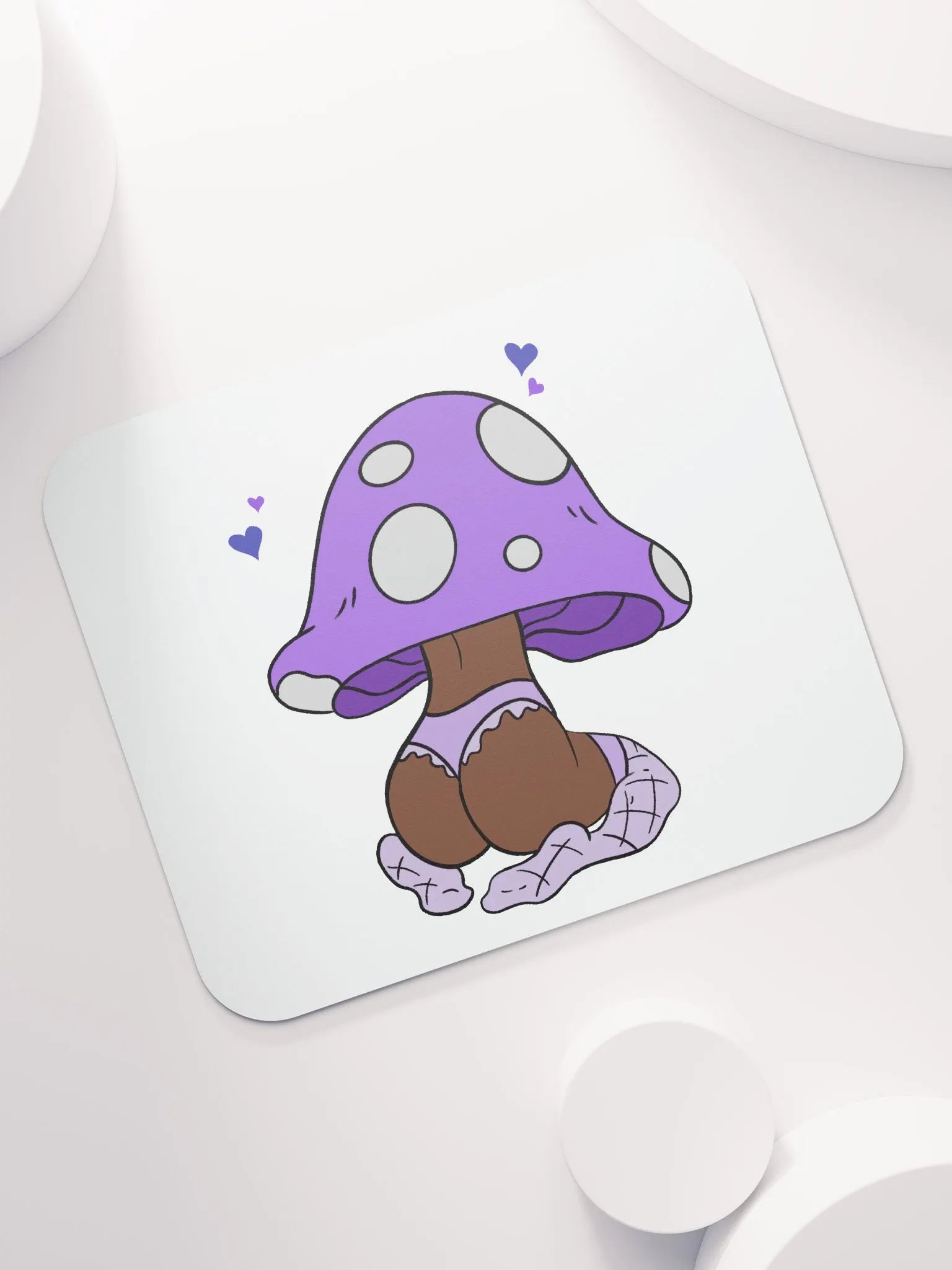 Mushroom Baddie Desk Mat - Purple product image (7)