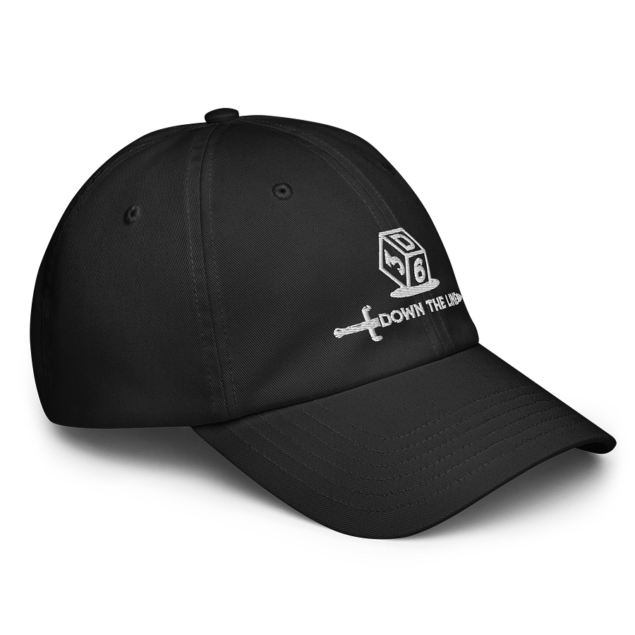 3d6 DTL Horizontal Logo on Dark Dad Hat product image (6)
