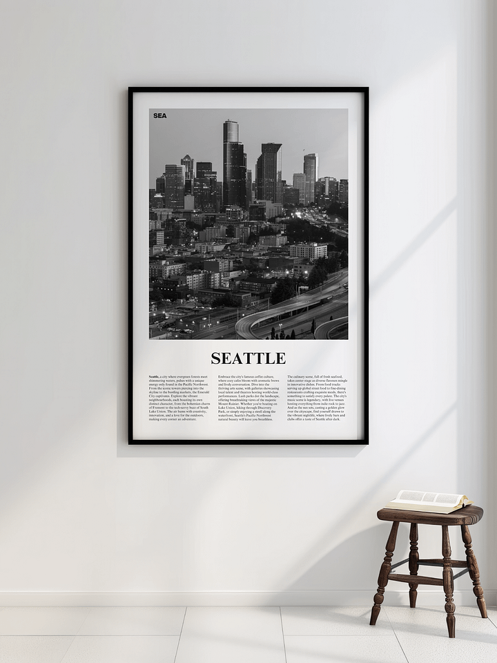 Seattle 04 Newspaper Poster product image (2)
