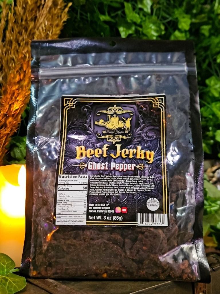 The Armored Kingdom Ghost Pepper Jerky product image (1)