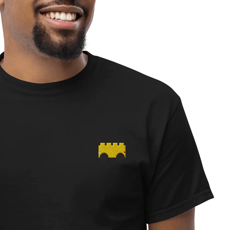 Brick-Car Tee Stitched Yellow product image (7)