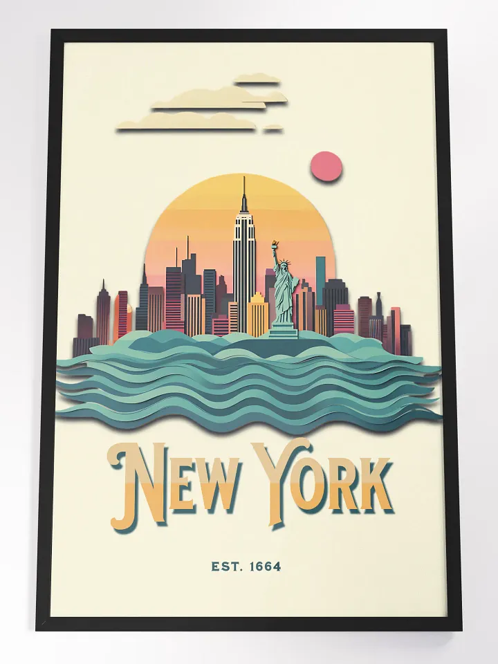 New York Est. 1664 Framed Poster product image (1)