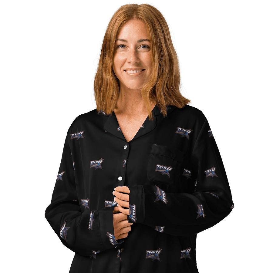 Team K (V-2) Women's Long Sleeve Pajama Top product image (3)