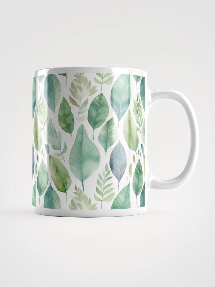 Green leaf mug product image (1)
