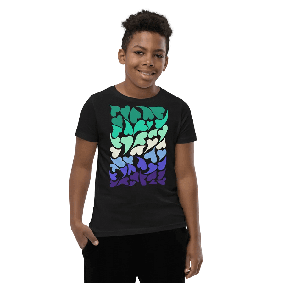 Nestled PRIDE Gay T-shirt (Youth) product image (10)