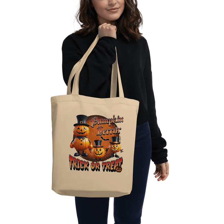 Pumpkin Terror Trick Or Treat Tote Bag product image (2)