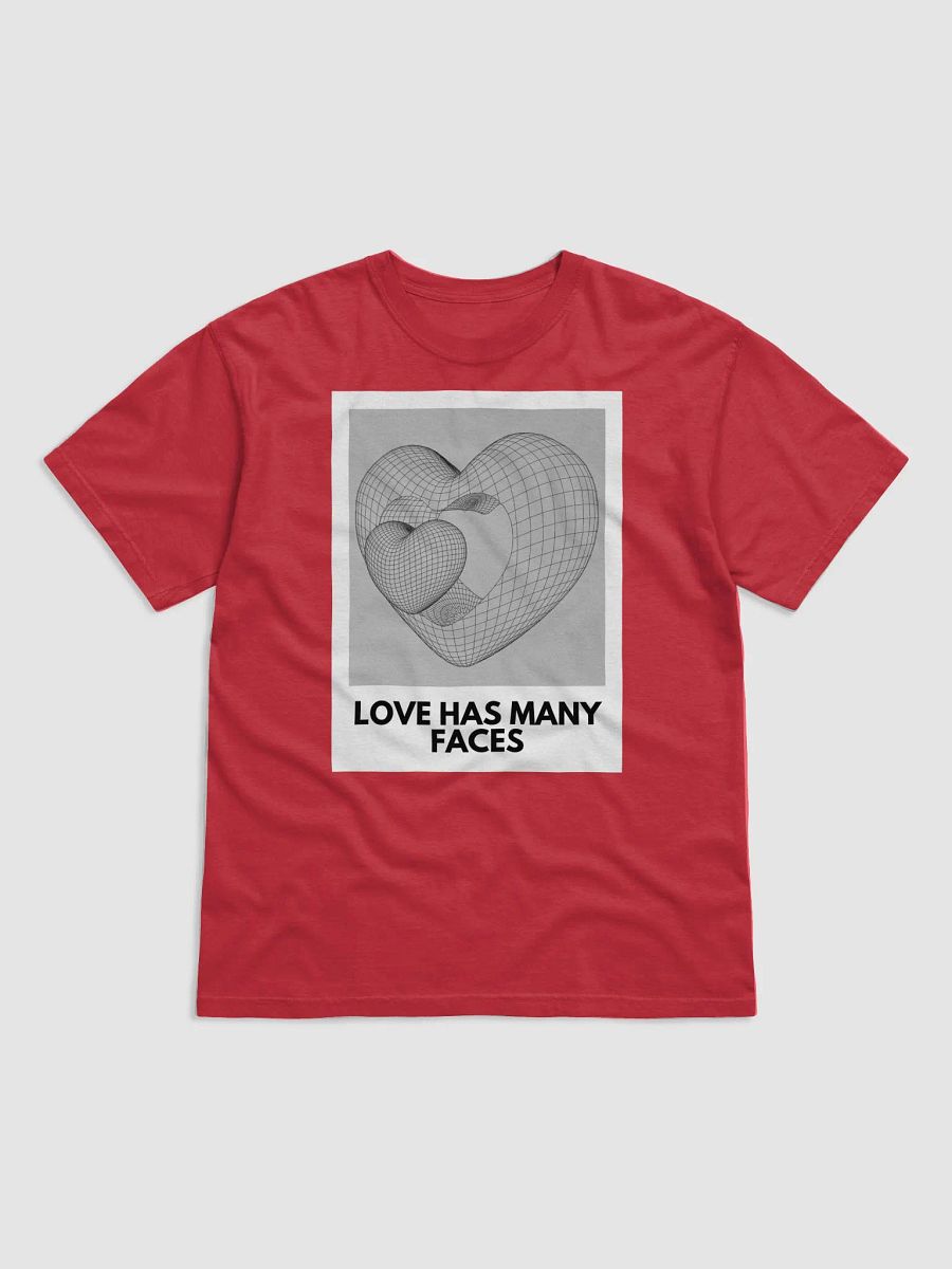 LOVE HAS MANY FACES (Black font) T-shirt product image (54)