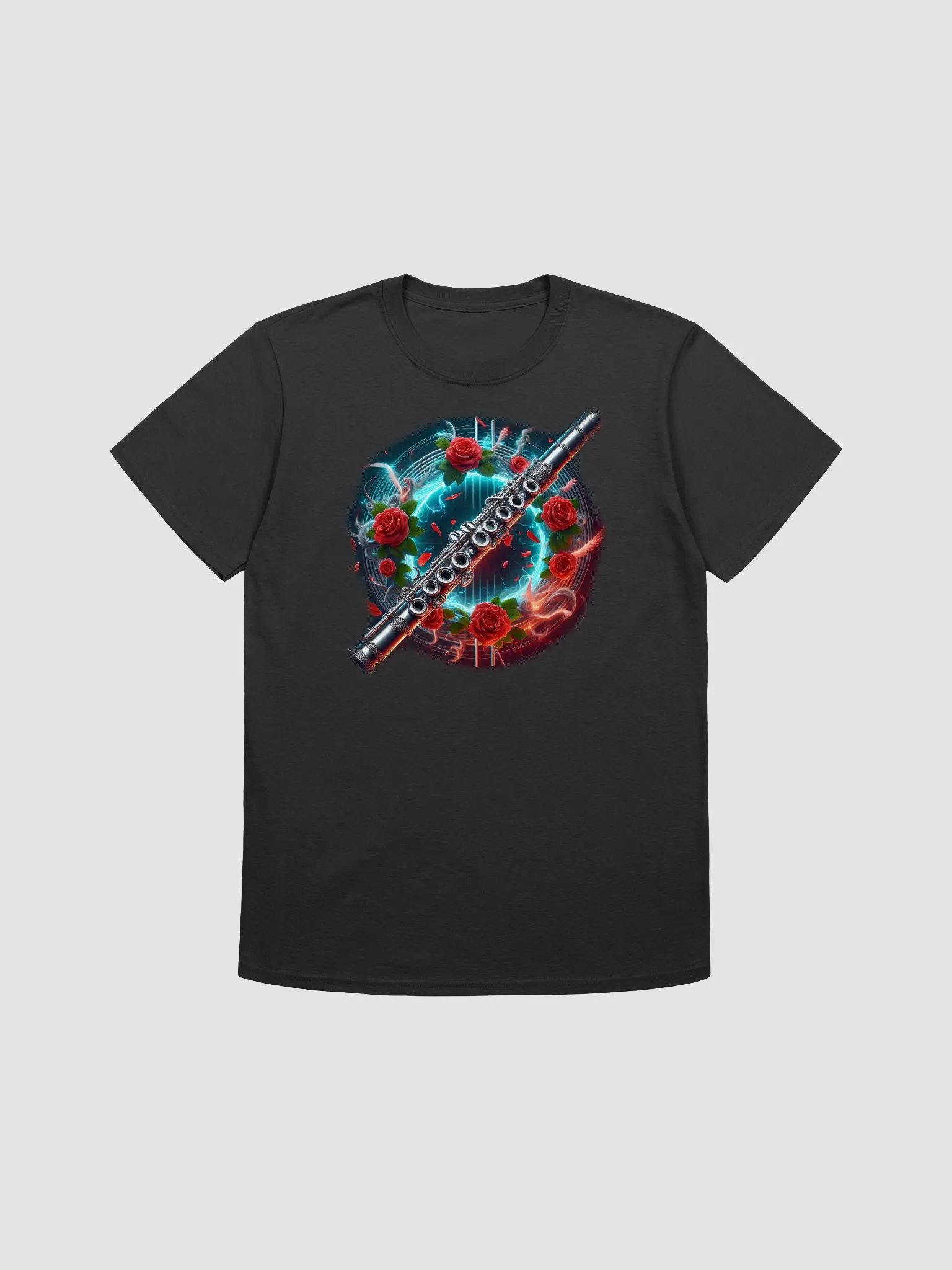 Floral Melody - Unisex Flute T-Shirt #9 product image (1)