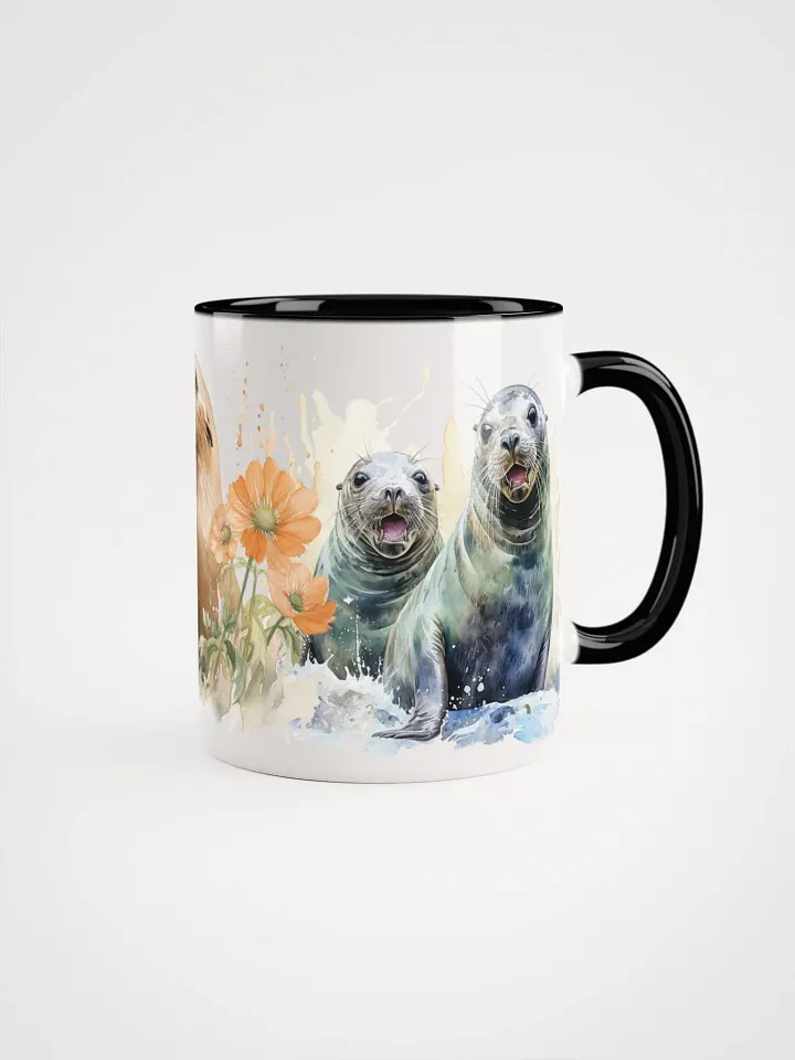 Seal Serenade Accent Mug product image (1)