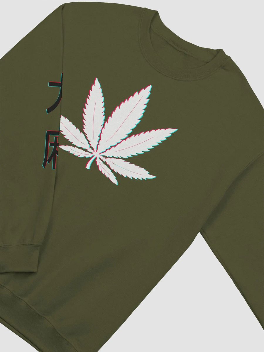 大麻 Cannabis 3D Cyberpunk Japanese Sweater product image (19)