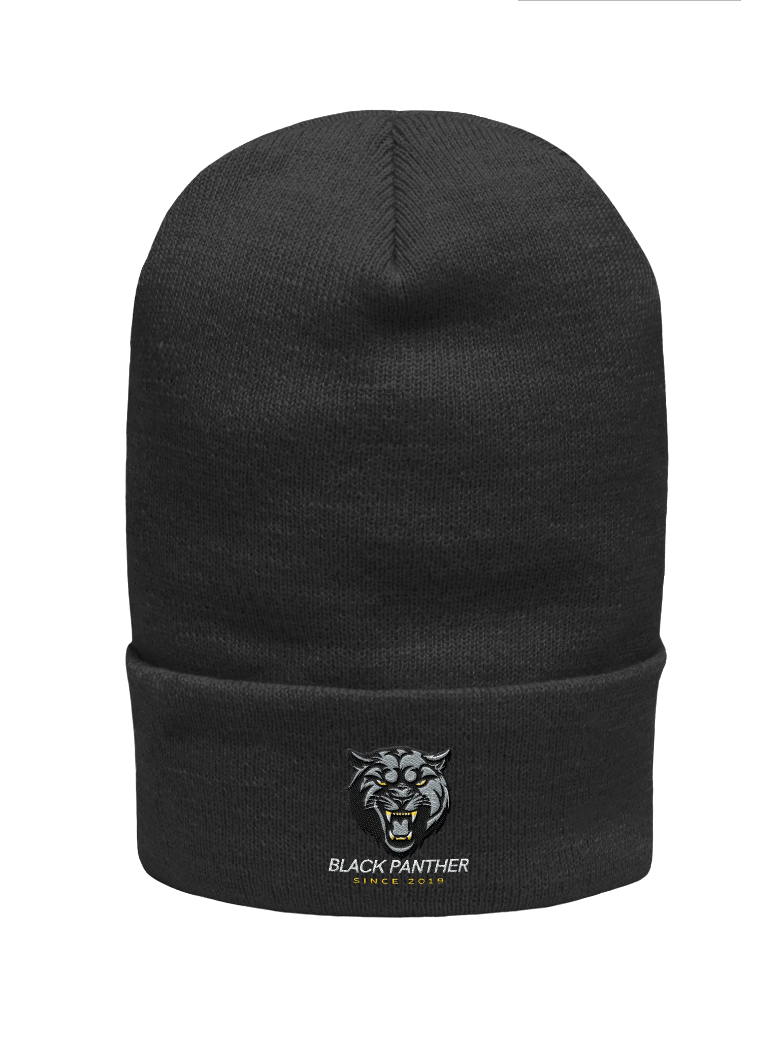 Fierce Panther Embroidered Beanie product image (2)
