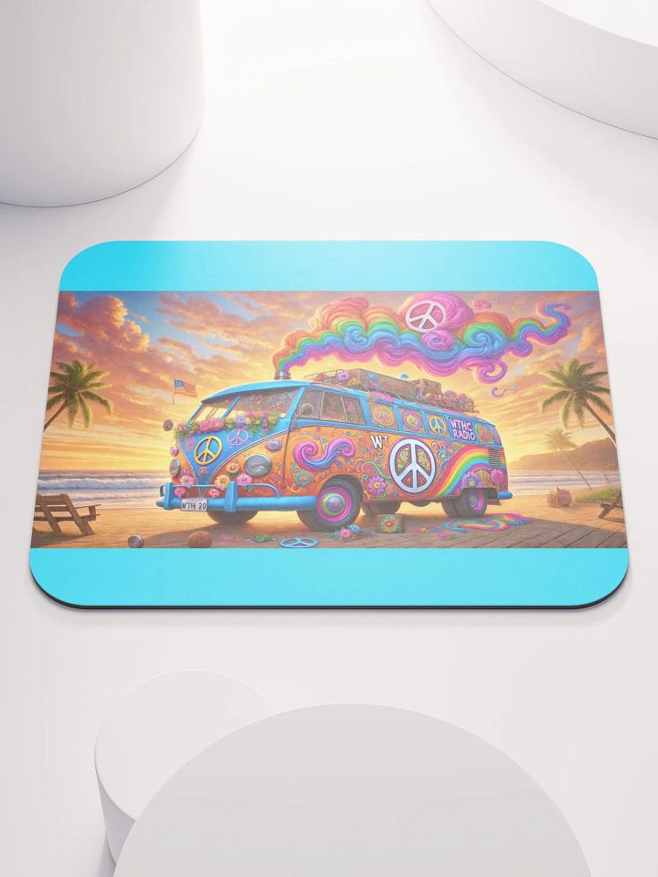 Da Psychedelic Beach Van Mouse Pad product image (1)