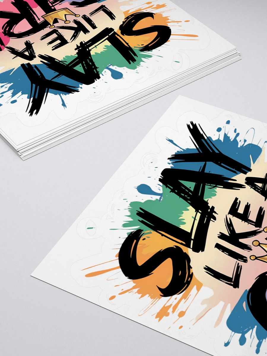 Slay Like A Girl - Women's Day Kiss Cut Stickers product image (12)