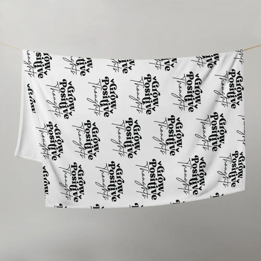 Grow Positive Thoughts Blanket product image (9)
