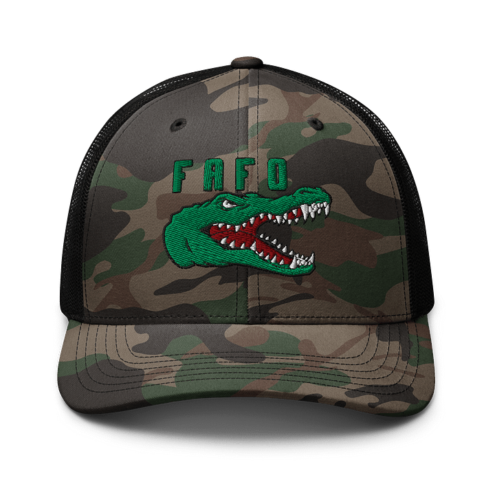 Gator FAFO camouflage Cap product image (1)