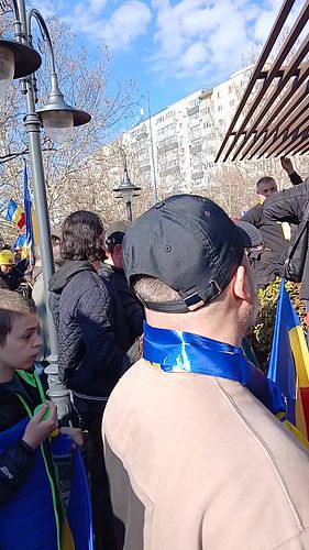Acum, în parcul Tineretului la statuia eroilor militari.
24 ian 2025