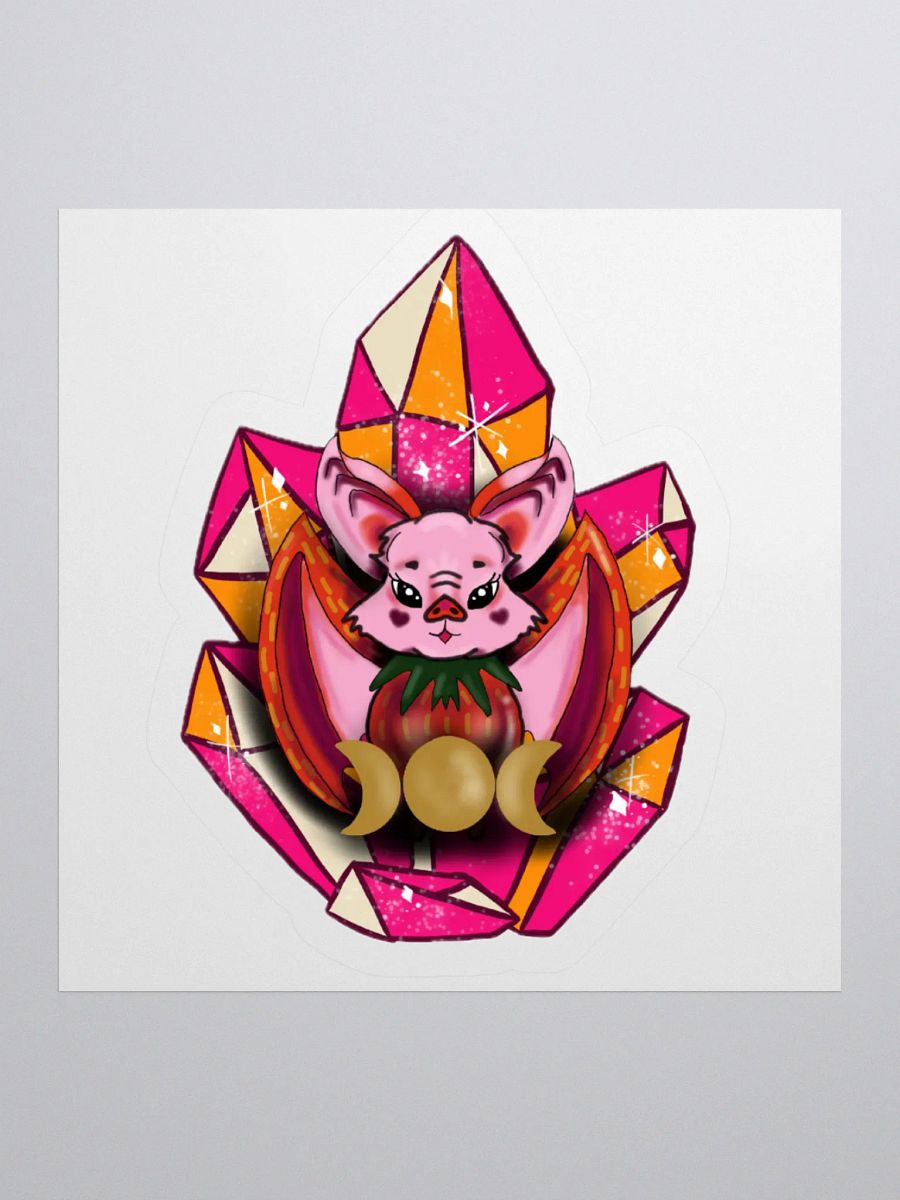 Lunar Bat Kiss Cut Stickers product image (1)