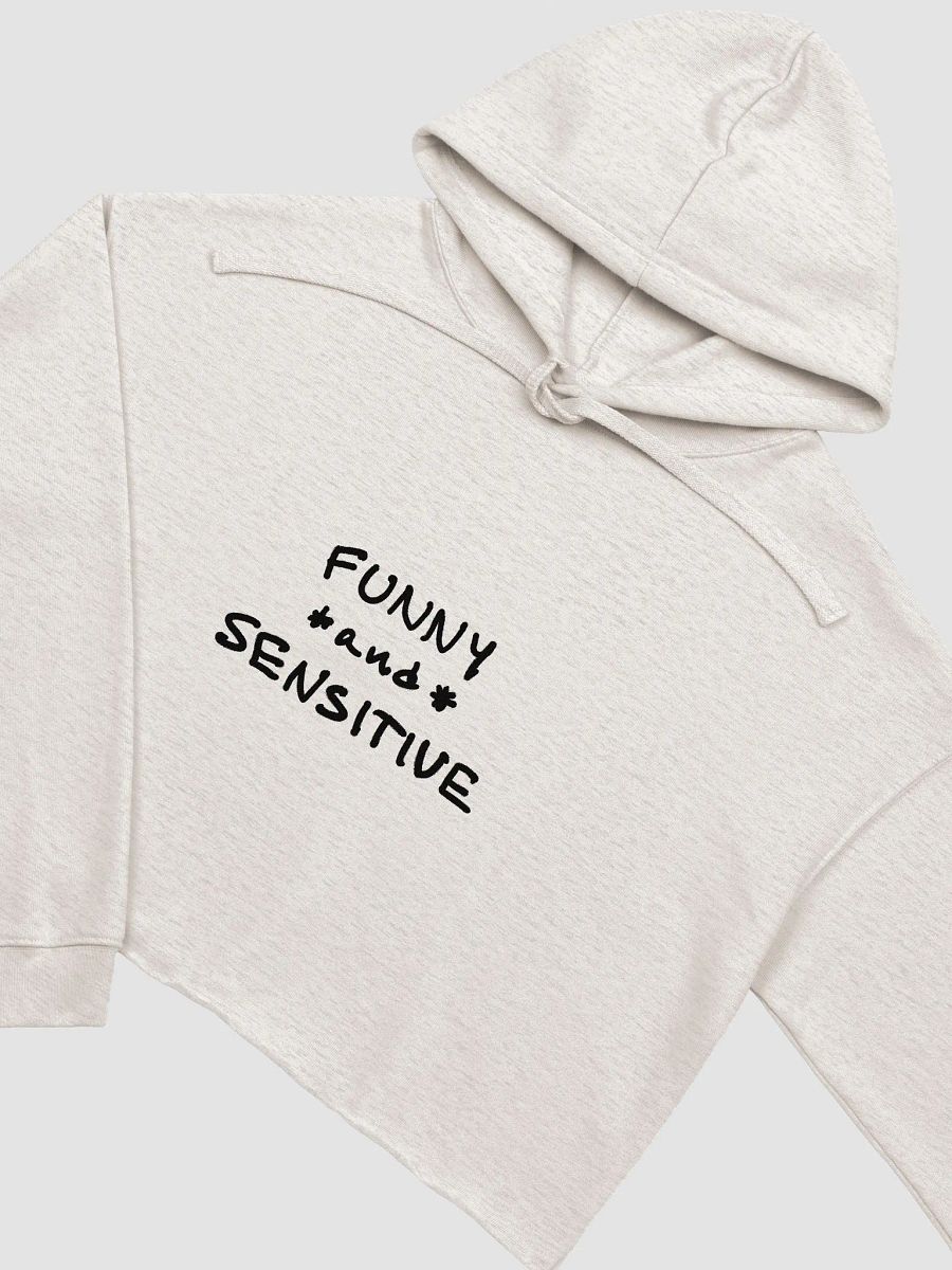 FUNNY *and* SENSITIVE fleece cropped crewneck product image (1)