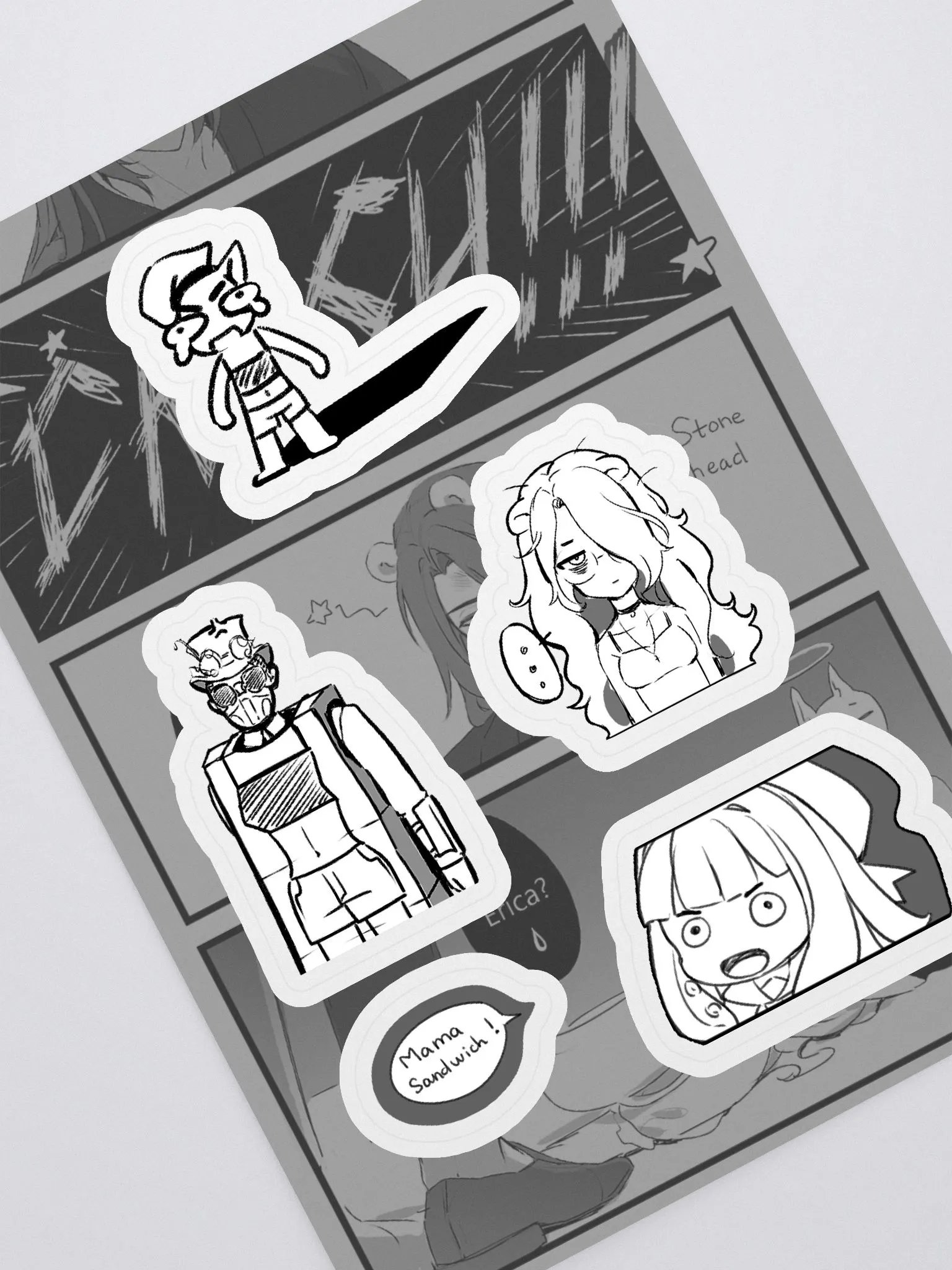 Slice-Of-Hika Stickers 2 product image (1)
