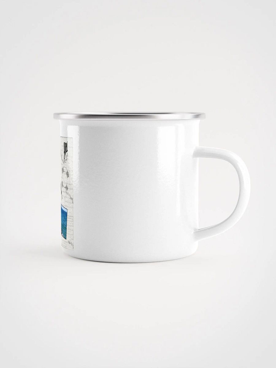 A little pot with sea style - Enamel Mug product image (1)