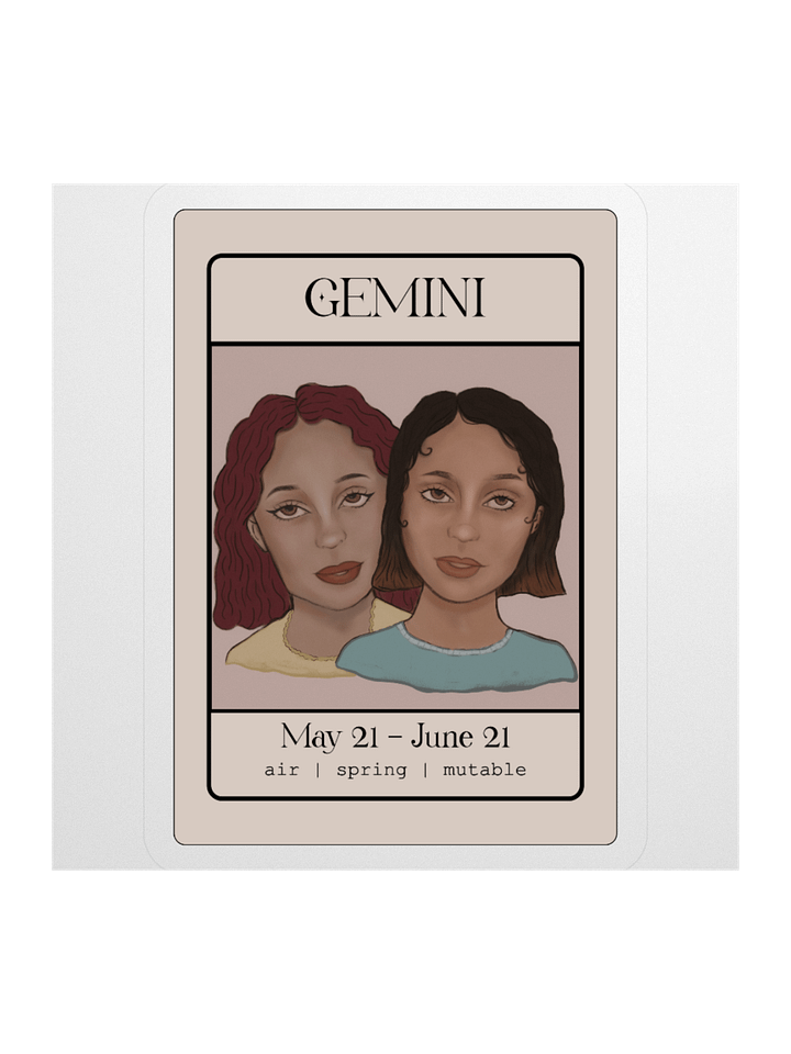 The Gemini Twins - Sticker product image (1)