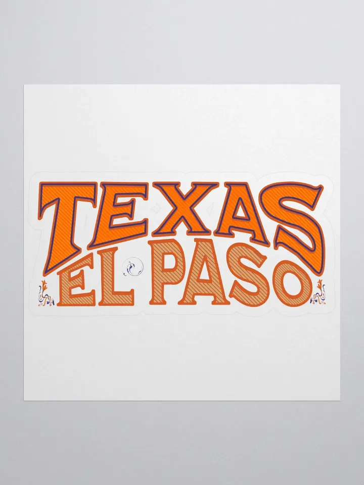 Bold Texas El Paso Sticker product image (1)