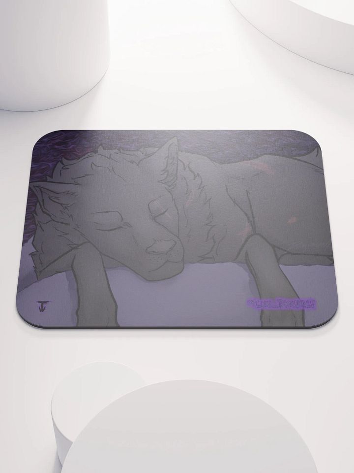 "The Slumbering Wolf" Mouse Pad product image (1)