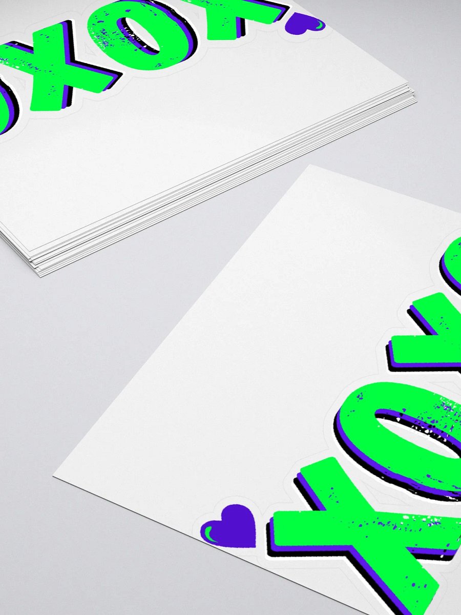 XOXO Sticker - Green product image (4)