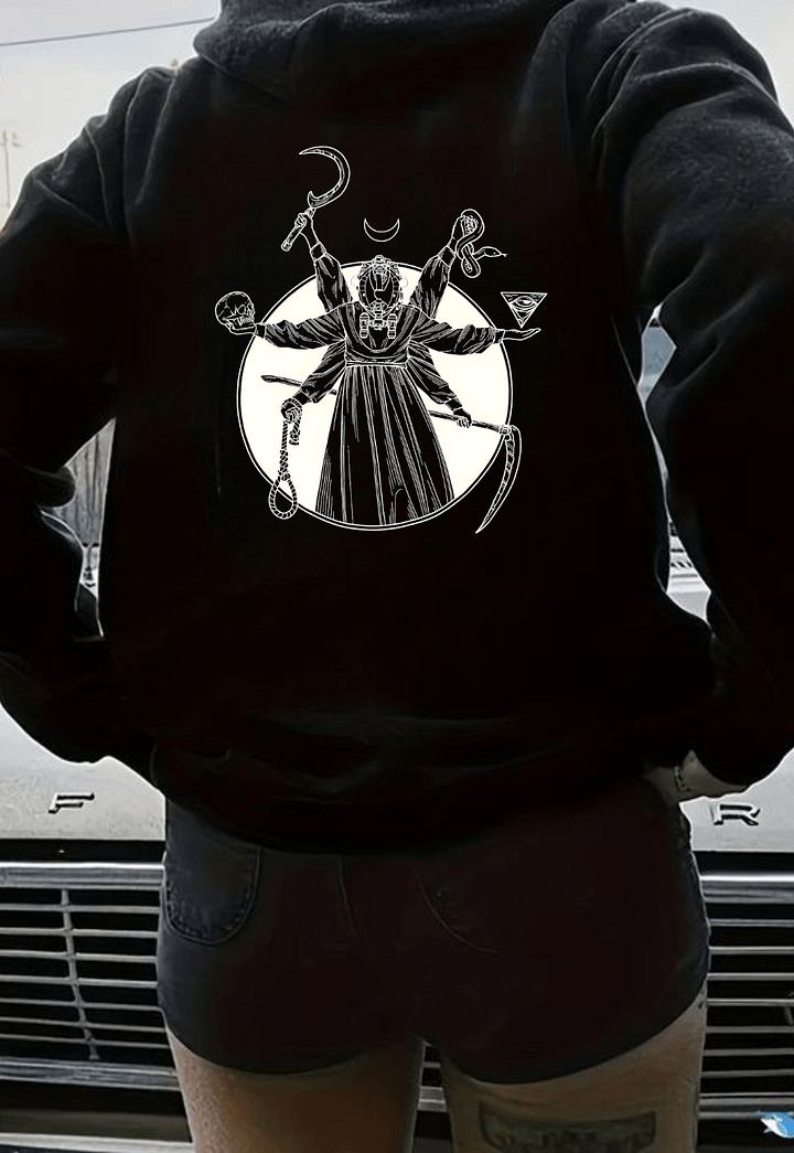 White Phosphor Wraith Champion Unisex Hoodie product image (1)