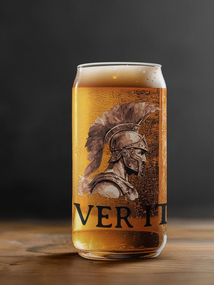 Stoic Quote Can-Shaped Glass product image (1)