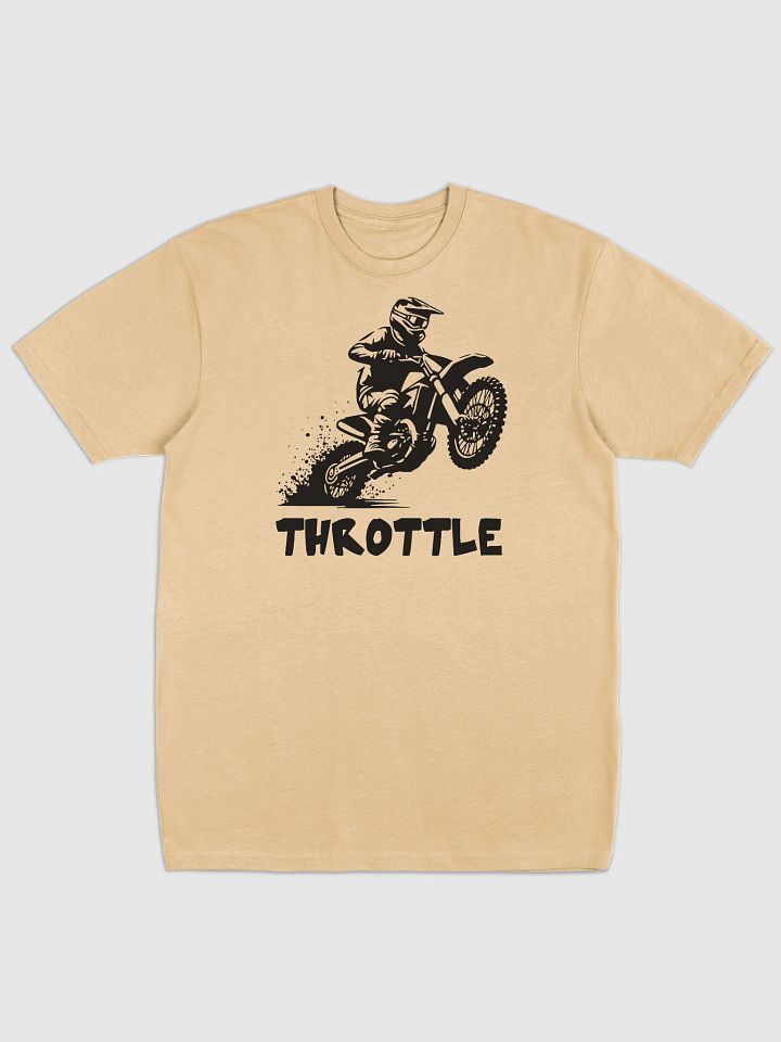 Throttle Thrill Midnight Black Premium Tee product image (16)