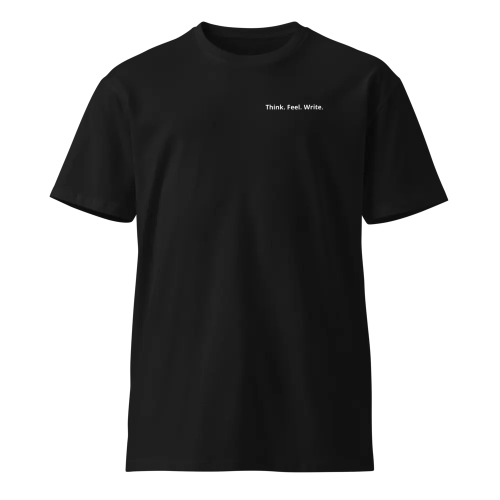Think. Feel. Write. Unisex Tee product image (1)