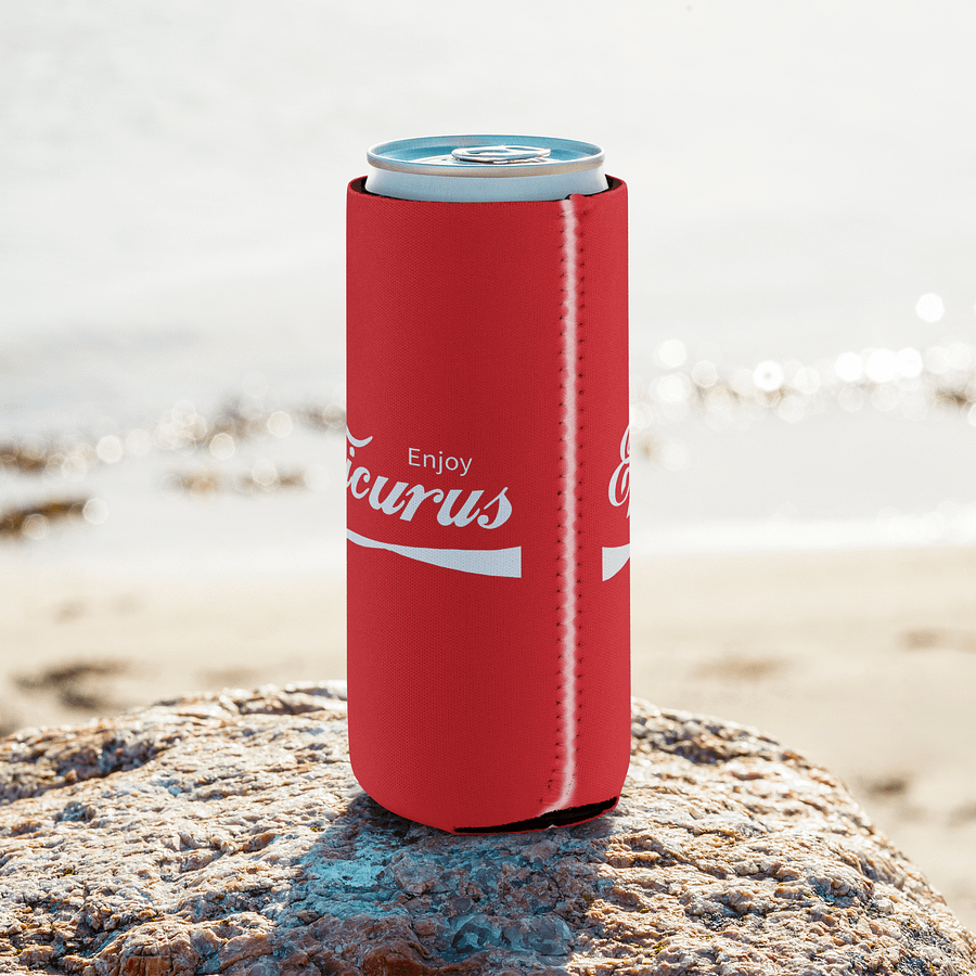 Enjoy Epicurus (Coozie Can Cooler by Sublicolor) product image (8)