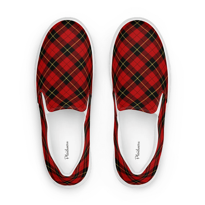Wallace Tartan Men's Slip-On Shoes product image (1)