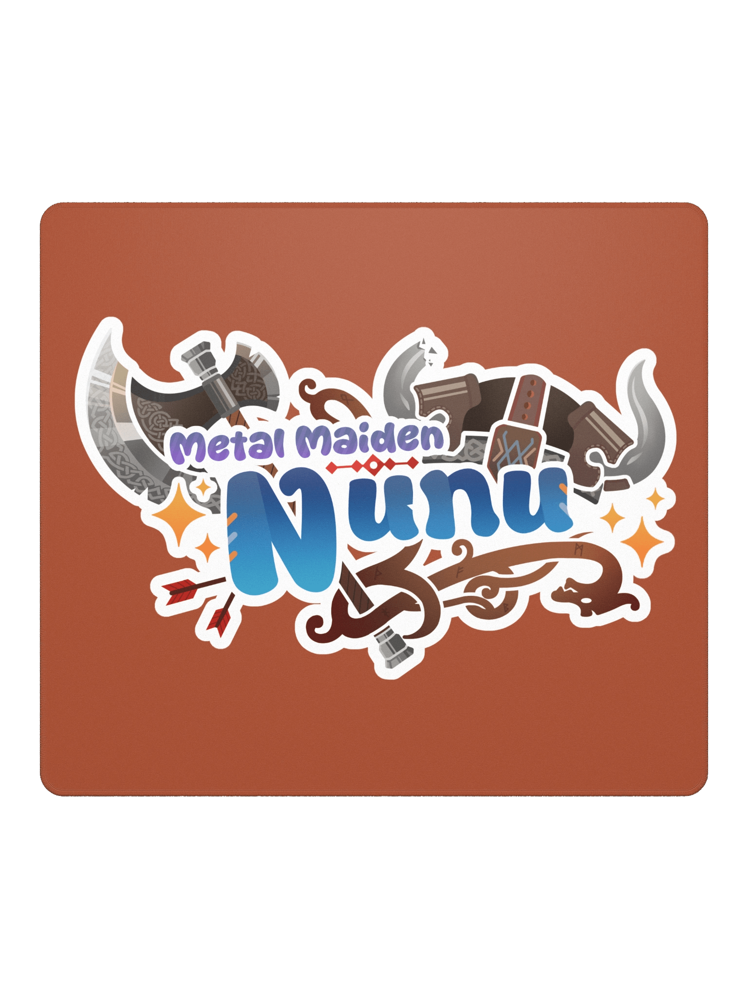 Nunu Logo Gamer Mouse Pad product image (2)