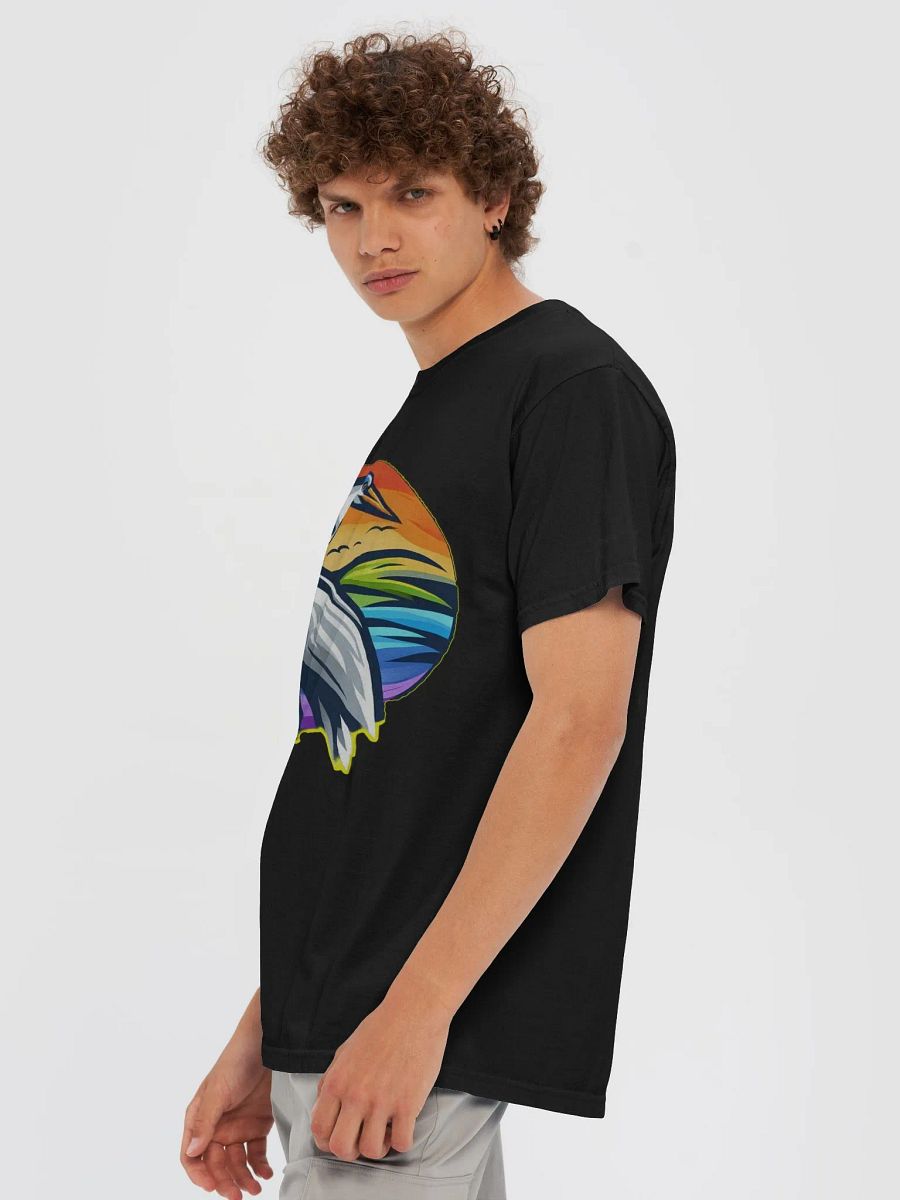 Vibrant Heron Circle Tee product image (71)