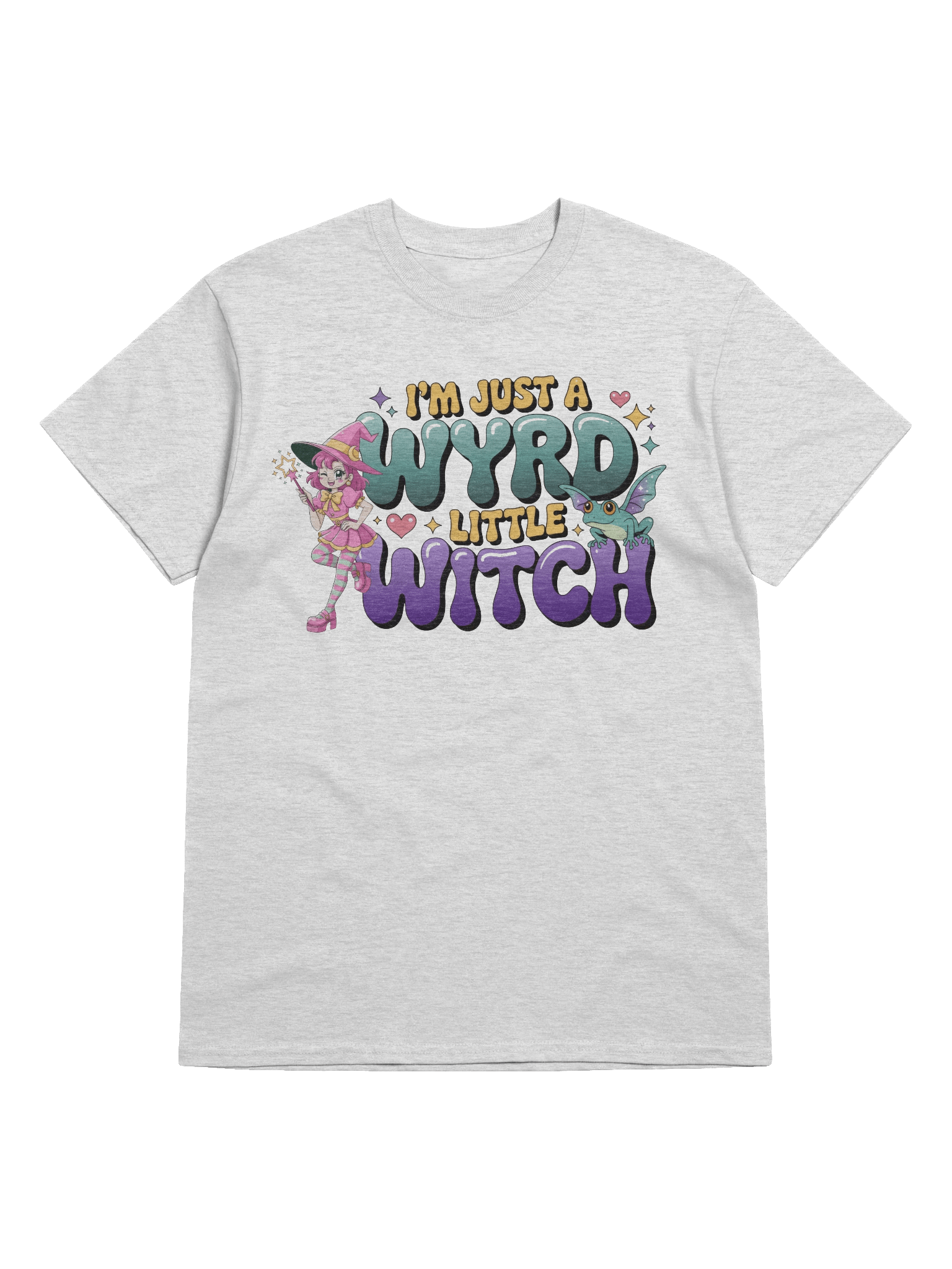 I’m Just a Wyrd Little Witch Unisex Heavyweight Graphic T-shirt product image (5)