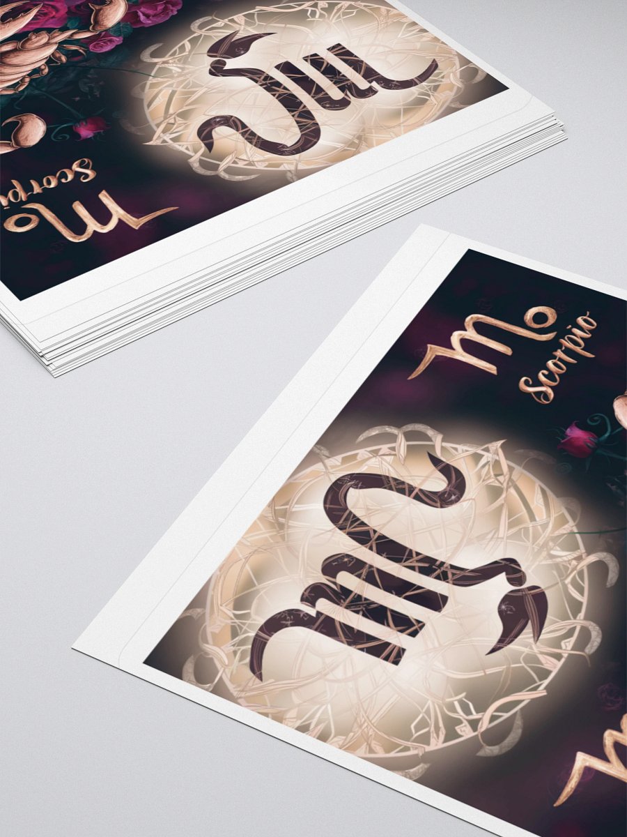 Scorpio Sticker - Zodiac Art | Exclusive Design | TDS Music product image (12)