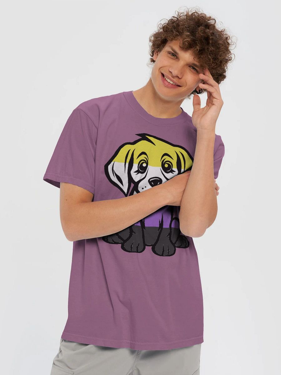 Nonbinary Pride Puppy Men's T-Shirt product image (58)
