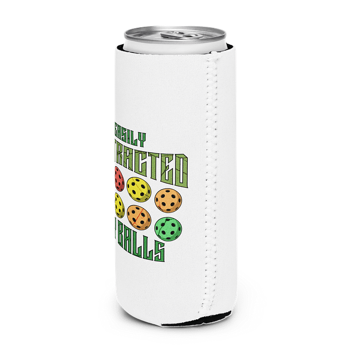 Easily Distracted By Balls Pickleball Can Cooler product image (2)