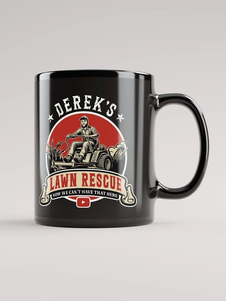 "We Can't Have No Coffee Here" Black Ceramic Mug product image (1)
