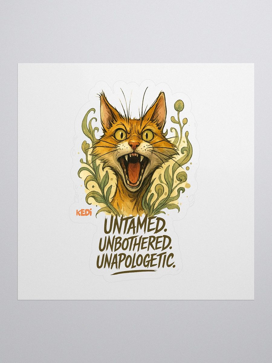 Untamed Cat Collection Kiss Cut Stickers product image (1)