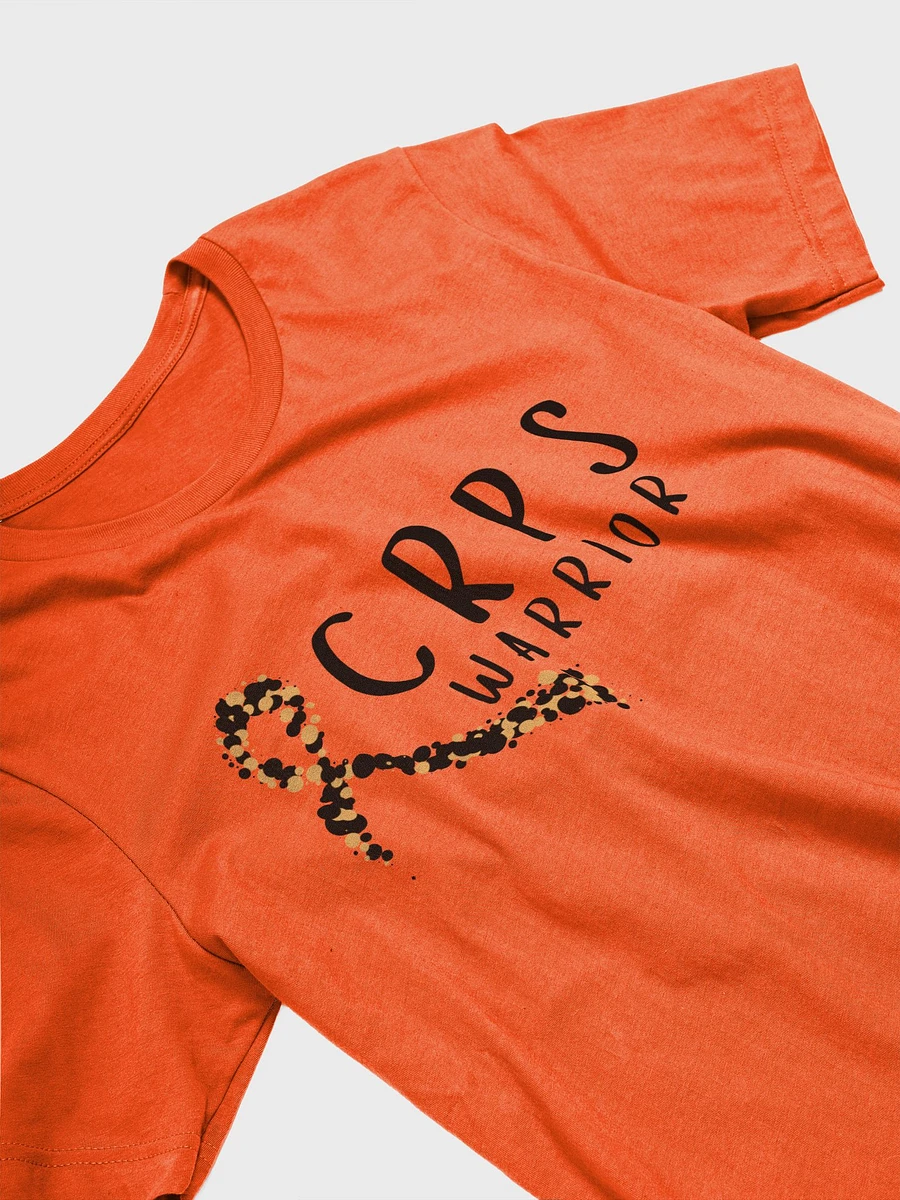 LIMITED EDITION- CRPS Warrior Bubble Ribbon Do Not Touch RIGHT Arm 'Supersoft' Orange T-Shirt product image (3)