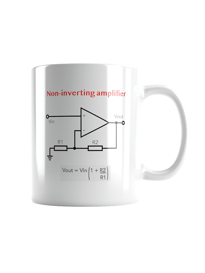 Operational Amplifier (Inverting and non-inverting) Mug product image (1)