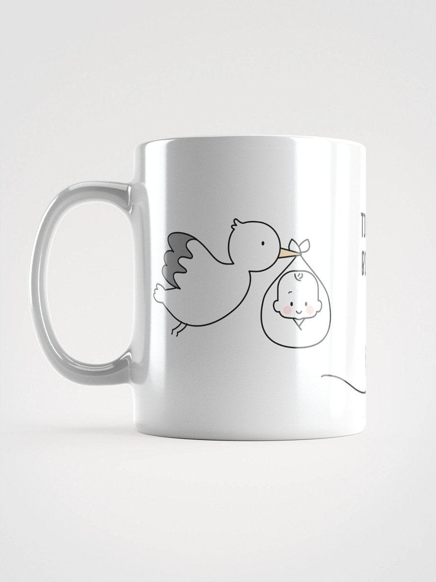 Mug Blanc - Tic Tac, Bientôt Là - Cigogne Annonce Naissance - Cadeau Original product image (2)