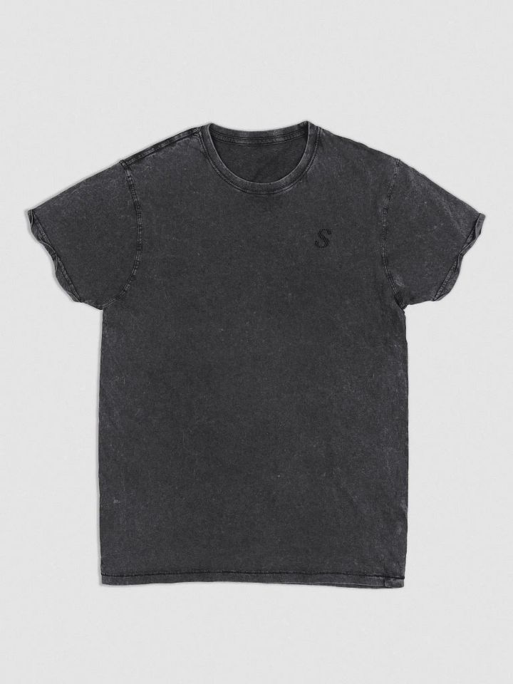 Husky Tee (black embroidered) product image (1)