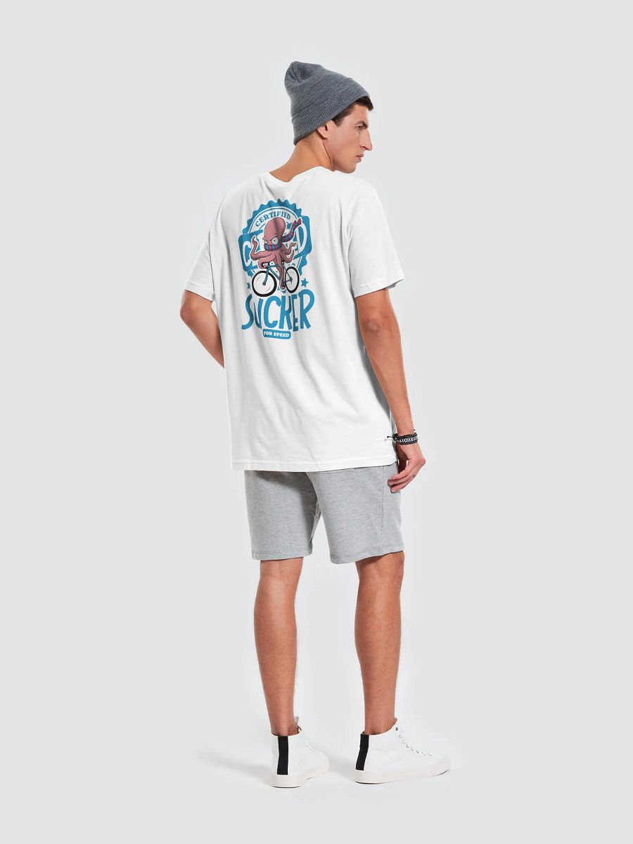 Certified Sucker for Speed Cycling T-Shirt – Funny Octopus Bike Rider Tee for Cyclists product image (7)
